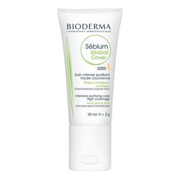 Sebium Global Cover Tratamiento Anti Acné con Color