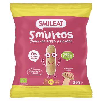 Smilitos Fresa y Plátano Ecológico