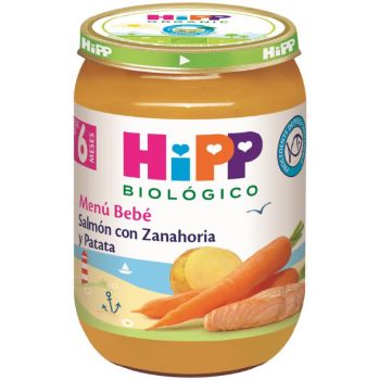 Tarrito de Salmón con Zanahoria y Patata +6 Meses