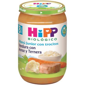 Tarrito de Verduras con Arroz y Ternera +8 Meses
