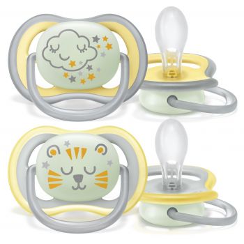 Avent Chupete Neutro Ultra Air Nocturnos +18 Meses