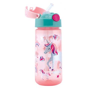 Taza Brillo con Pajita Unicornio