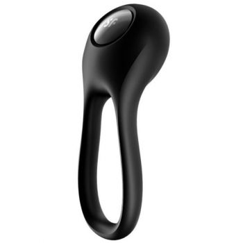 Majestic Duo Anillo Vibrador Negro