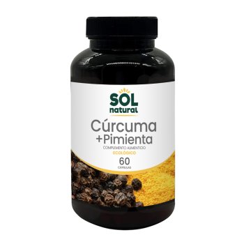 Capsulas Curcuma Pimienta Negra Bio