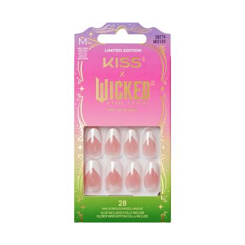 Kiss x Wicked For Good Good News Glinda Set de Uñas Postizas