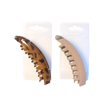 Banana Hair Clip Brown Tortoiseshell