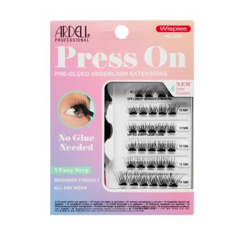 Press On Wispies Volumen Extensiones de Pestañas Preencoladas