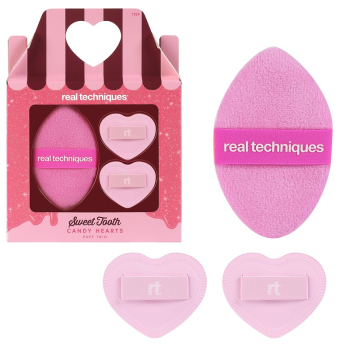 Set Sweet Tooth Hearts Powder Puff
