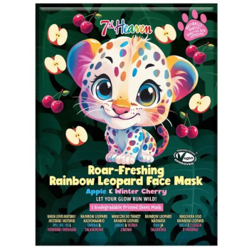 Mascarilla de Tela Animal Mask Rainbow Leopard