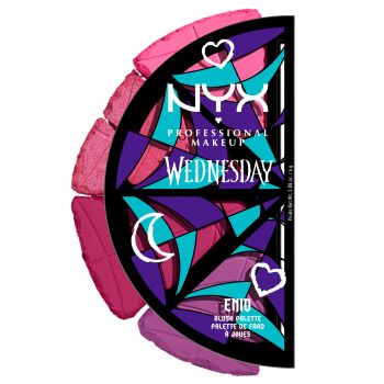Wednesday Stained Glass Blush Paleta