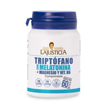Triptófano con Melatonina + Magnesio y Vit B6