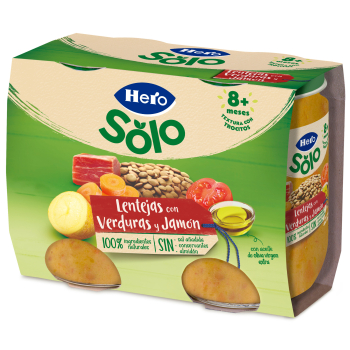 Solo Tarrito Lentejas con Verduras +8 Meses