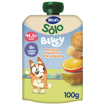 Bolsita Mi fruta de Naranja, Plátano y Galleta Hero Nanos