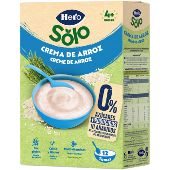 Solo Crema de Arroz +4 Meses