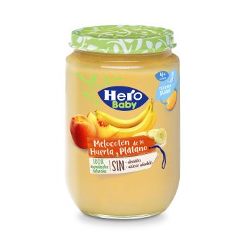 Tarrito de Melocotón de la Huerta y Plátano