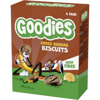 Goodies Galletas Chocolate y plátano