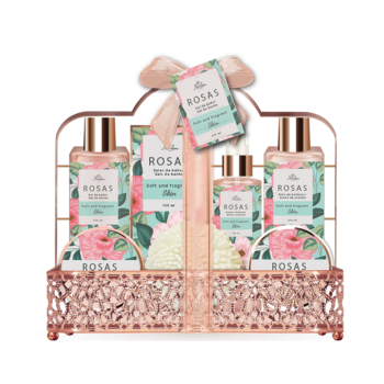 Set de Baño Rosas