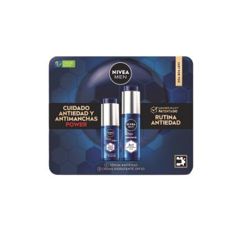 Pack Cuidado Antiedad y Antimanchas Power para Hombres