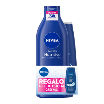 Pack Hidratacion Intensa Body Milk Nutritivo + Regalo Mini Gel Creme Care