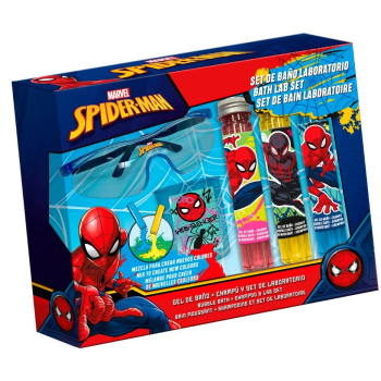 Marvel Spiderman Set de Baño Laboratorio 