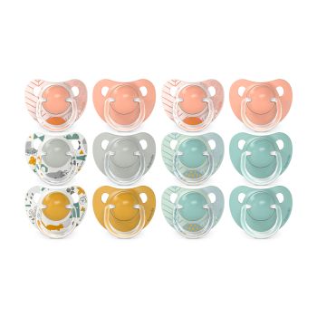 Chupetes Anatómicos Clásicos Tetina Silicona +18M