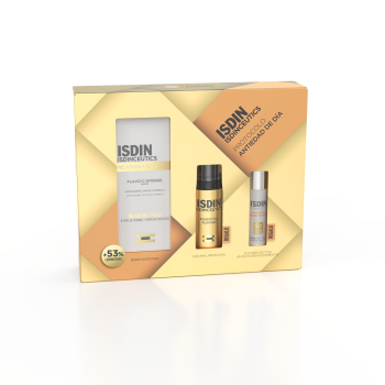 Set Isdinceutics Flavo-C Intense Serum Antiedad + Espuma Limpiadora + Fotoprotector