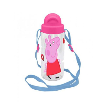 Botella  Tritan Con Asa Peppa Pig