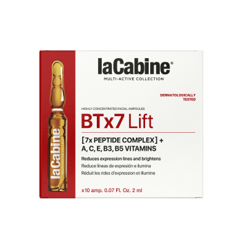Ampollas antiarrugas con 7 péptidos y vitaminas BTx7 Lift