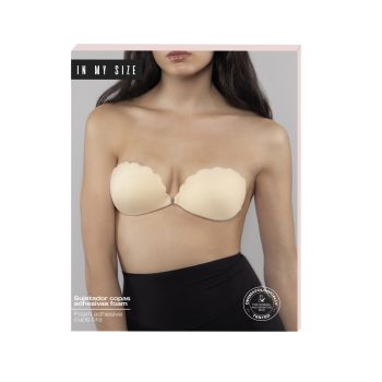 Sujetador Copas Adhesivas Foam Beige Sujetador Copas Adhesivas Foam Beige