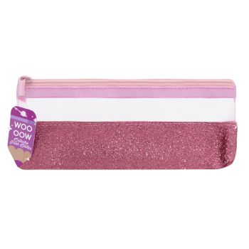Estuche Pink Glitter