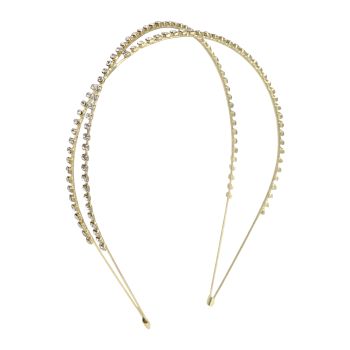 Oh My Hair Diadema Cruzada com strass