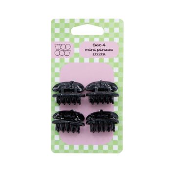  Set 4 Mini Pinzas de Agarre Fuerte 