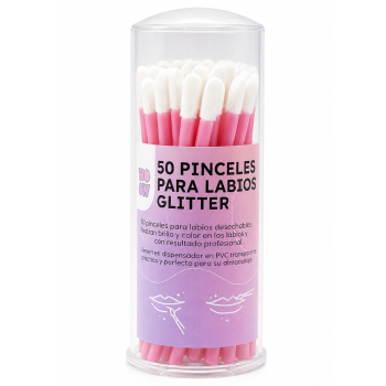 Set 50 Pinceles para Labios Glitter