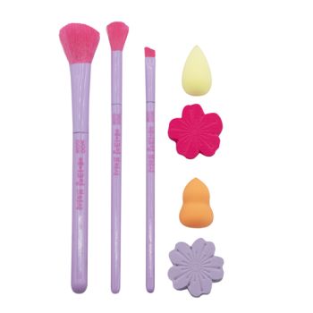 Set de Brochas & Esponjas Flowers