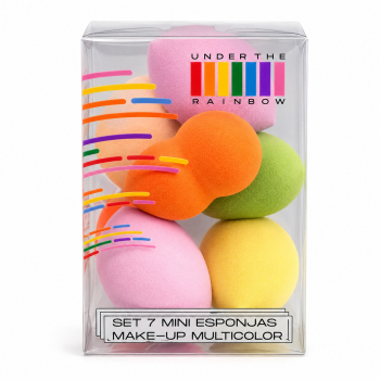 Set de 7 Mini Esponjas Makeup Multicolor