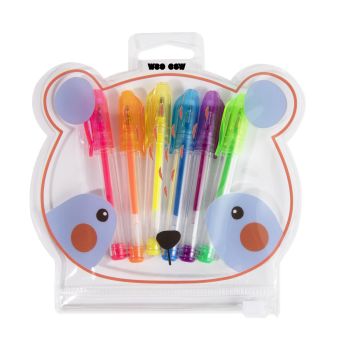 Estuche Osito con 6 Mini Bolis de Colores