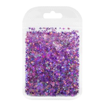 Estrellas Glitter para Uñas