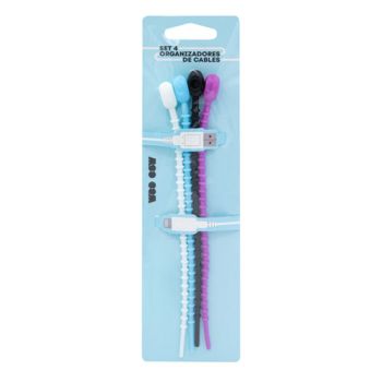 Set 4 Organizadores de Cables