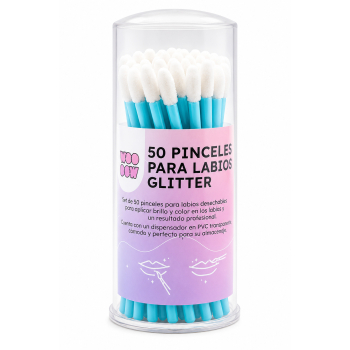 Set 50 Pinceles para Labios Glitter
