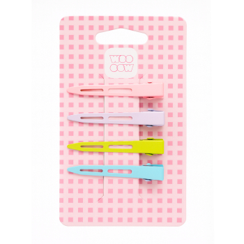 Set 4 Pinzas de Pelo Pastel