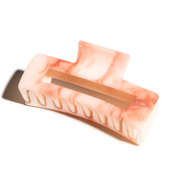 Pinza de Pelo Marble Rectangular