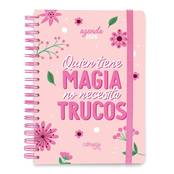 Agenda Anual 2026 Amelie "Quien tiene MAGIA no necesita TRUCOS" 