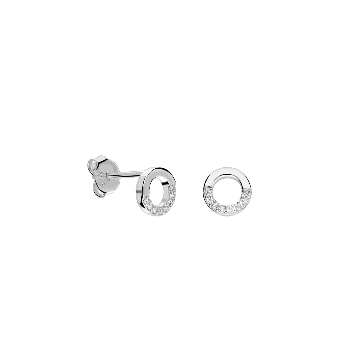 Pendientes de Plata Aro Mini