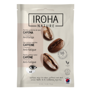 Parches de Ojos Antifatiga con Cafeína y Vitamina C