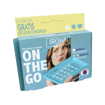Pack On The Go Kit Parches Granos + Estuche con espejo