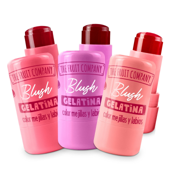 Blush de gelatina corantes para lábios e bochechas