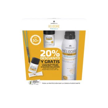 Pack Heliocare 360º Pediatrics Stick Facial + Spray Fotoprotector SPF50
