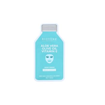 Mascarilla Facial Dewy-Fresh Aloe Vera + Vitamina E + Aceite de Oliva
