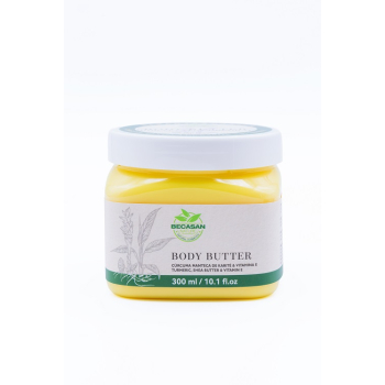 Body Butter Hidratante con Cúrcuma, Manteca de Karité y Vitamina E