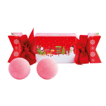 Christmas Cracker con dos bombas de Baño Efervescentes